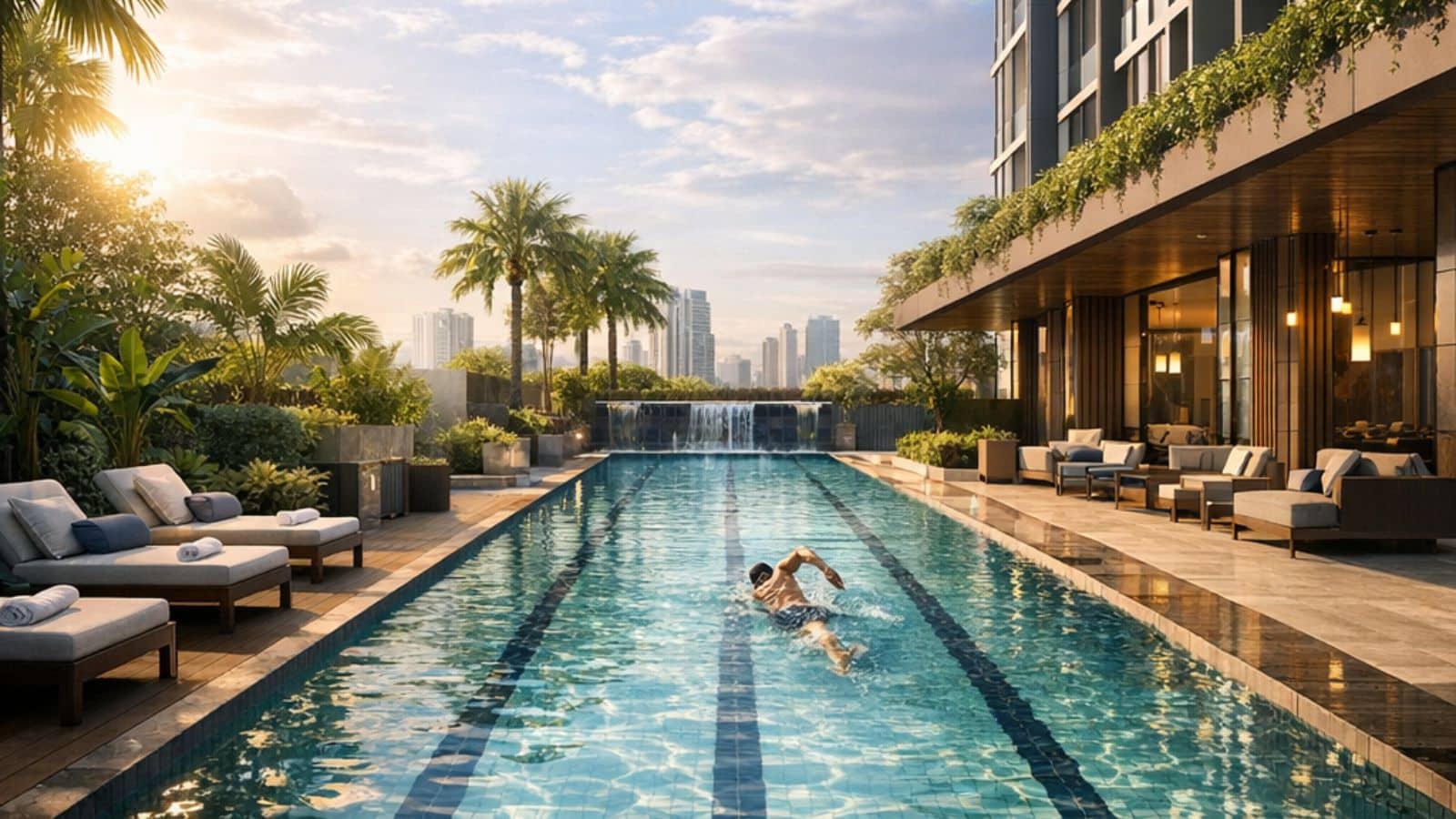 Chencharu Residences (Plot A) pool artist impression